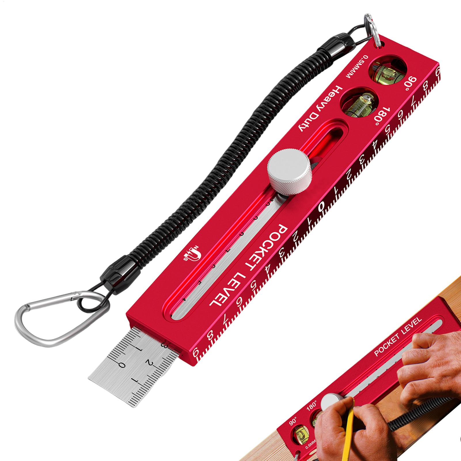 Workshop Marking Tools - Regla Magnética para Carpintería, Calibrador de
