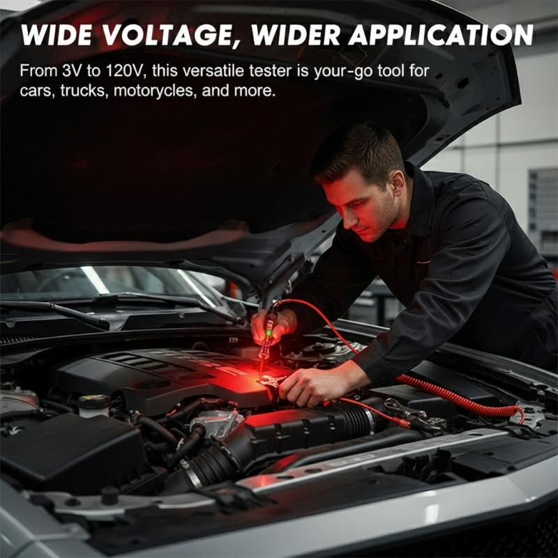 Workshop Electric Tools - Probador de Voltaje 3V 120V con