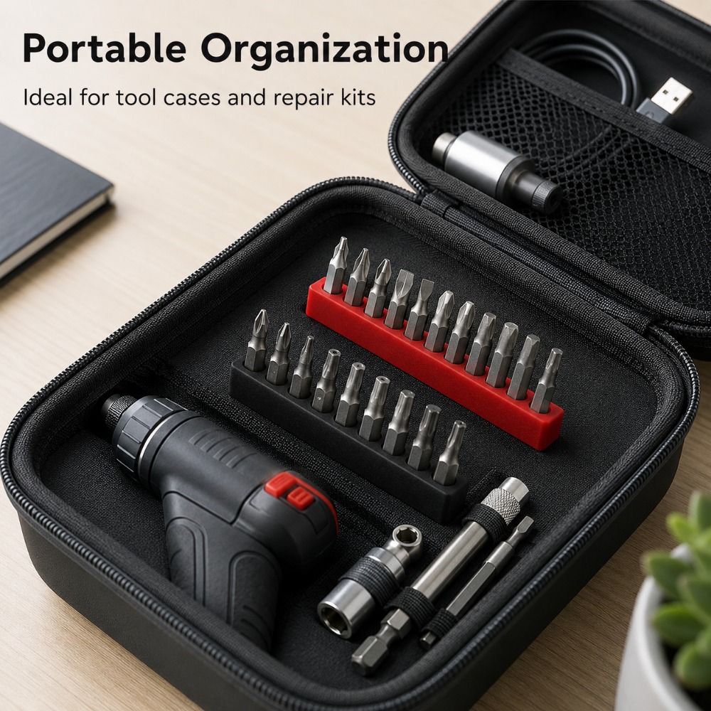 Tools At Workshop - Organizador de Brocas de 10 Posiciones,