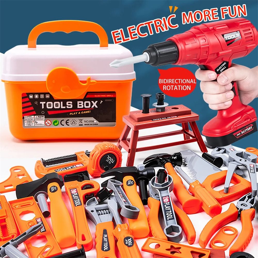 Workshop Tools Toy - Juego de Herramientas Eléctricas de Juguete,