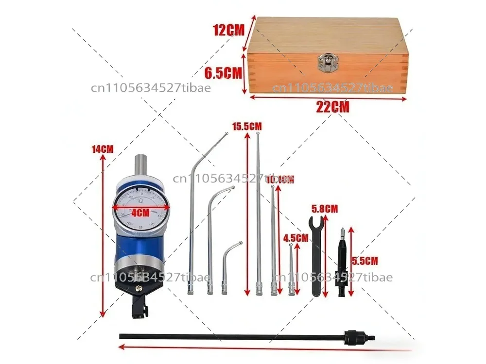 Workshop Tools Engineering - Medidor de Centrado Industrial Azul, Herramienta