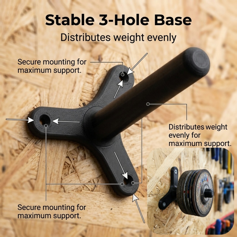 Soporte de pared para amolador - Workshop Tools Holder reseña y precio